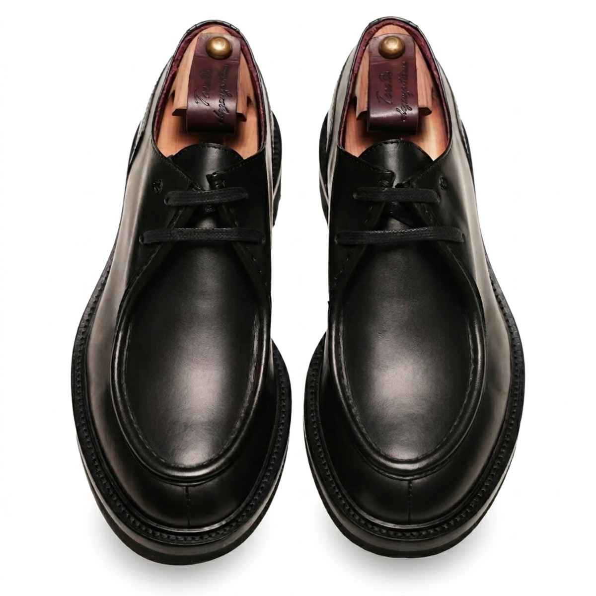 Derby OSLO nera in pelle liscia| Derby Artigianale Italiana | TeredoScarpa Derby OSLO nera in pelle di vitello liscia