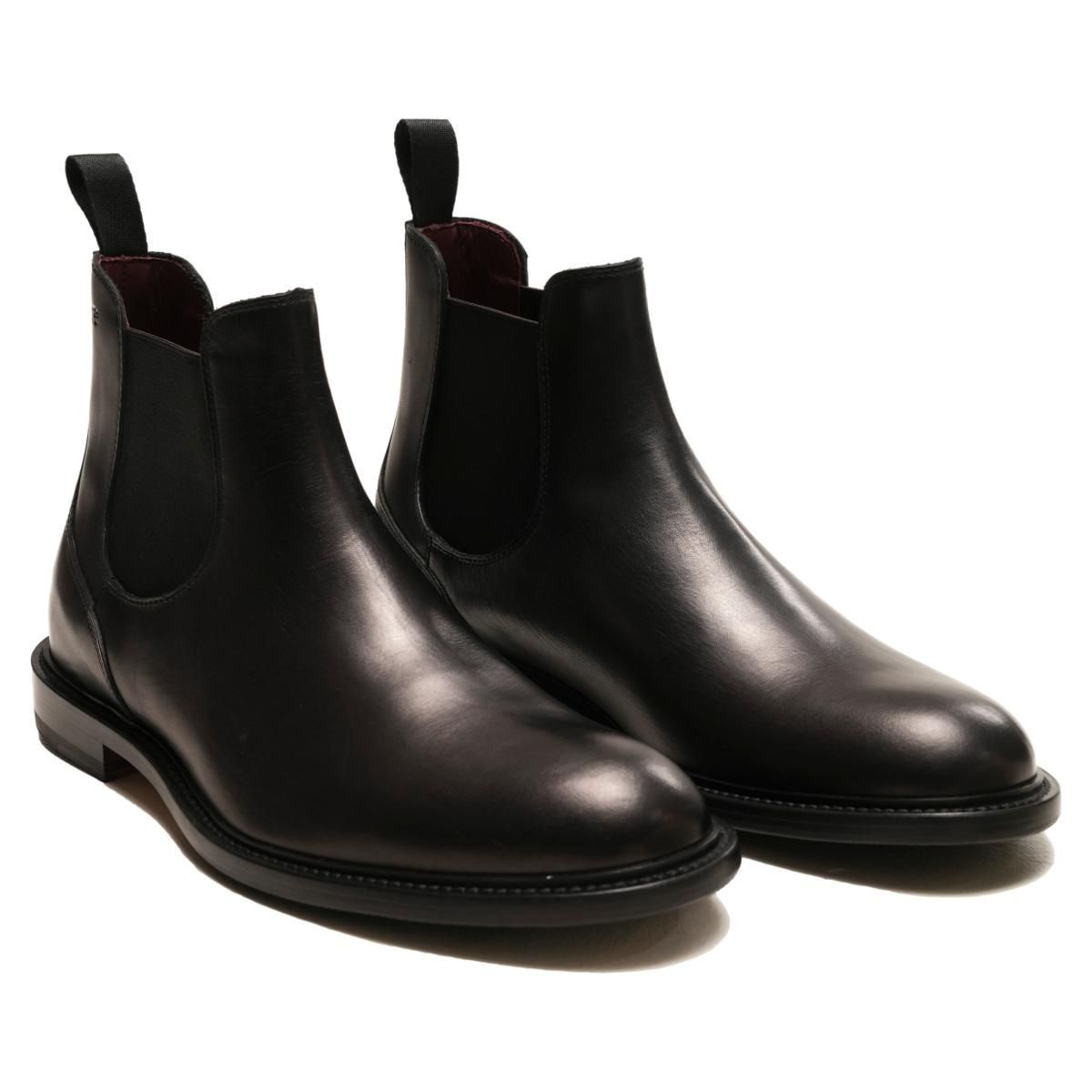 Stivaletti Nero in pelle di vitello Liscia | Stivaletti Artigianali Italiani | TeredoScarpa stivaletti STERO nero in pelle di vitello liscia